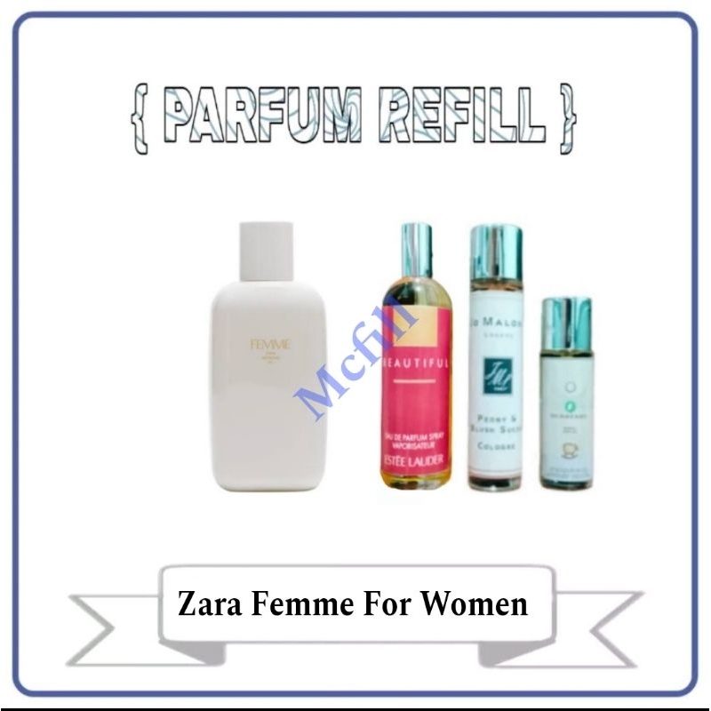 Parfum Refill Zara Femme For Women