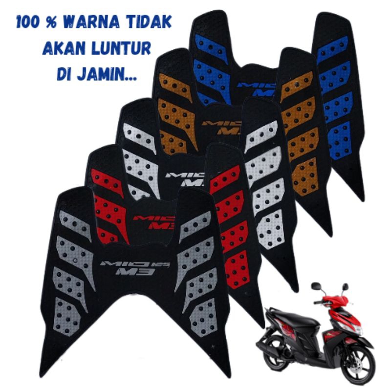 karpet motor mio m3 / pijakan kaki motor yamaha mio m3
