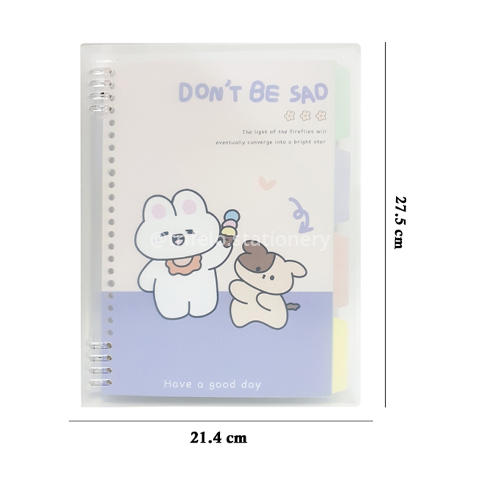 

Binder Note B5 Wengu Don't Be Sad (B0229)