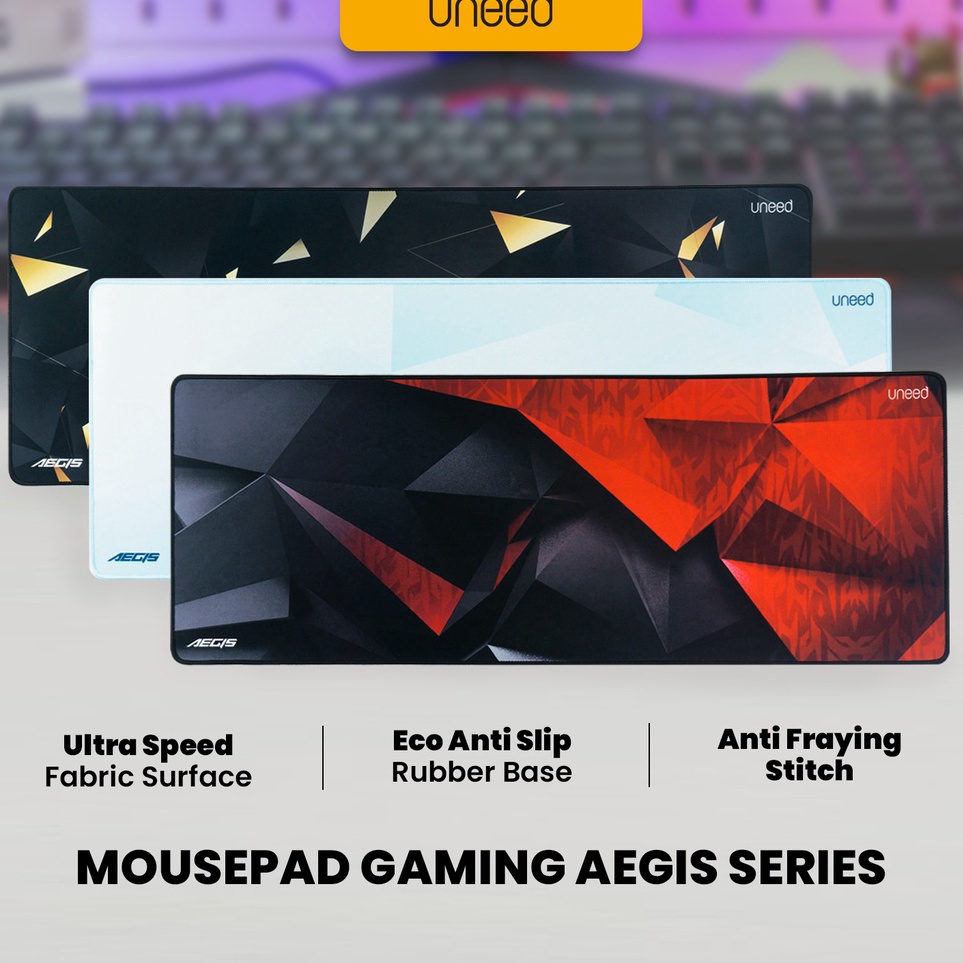 Eksklusif UNEED Mousepad Gaming Aegis Speed Edition