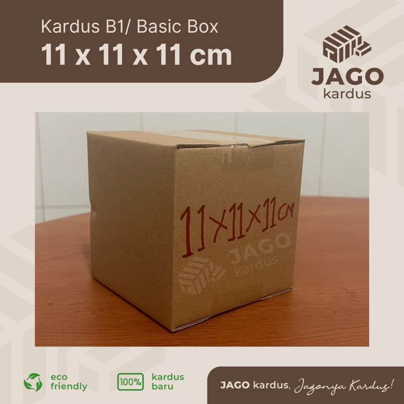 

Kardus Box Baru Polos Uk 11x11x11