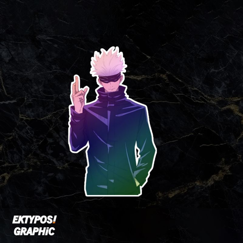 

Sticker Hologram anime - Gojo satoru - (JK001)