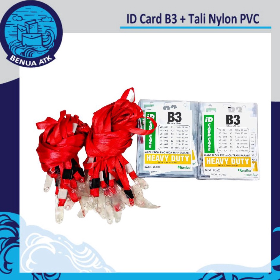 

Best Bundling ID Card B3 Tali ID Nylon Soft PVC Dataflex NYLKSFP