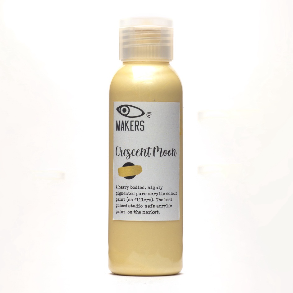 

Baru Crescent Moon Metallic Acrylic Paint 1ml by MAKERS