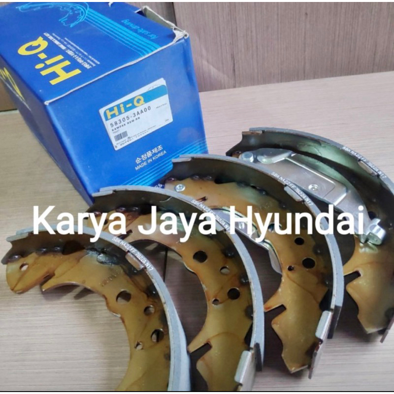 Kampas rem belakang Brake shoe Hyundai Trajet