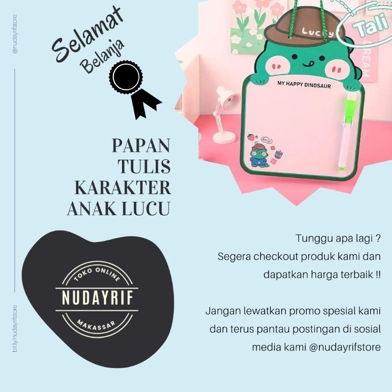 

P.02_PAPAN TULIS KARAKTER ANAK LUCU