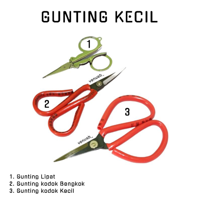 

GUNTING KECIL BERBAGAI MODEL