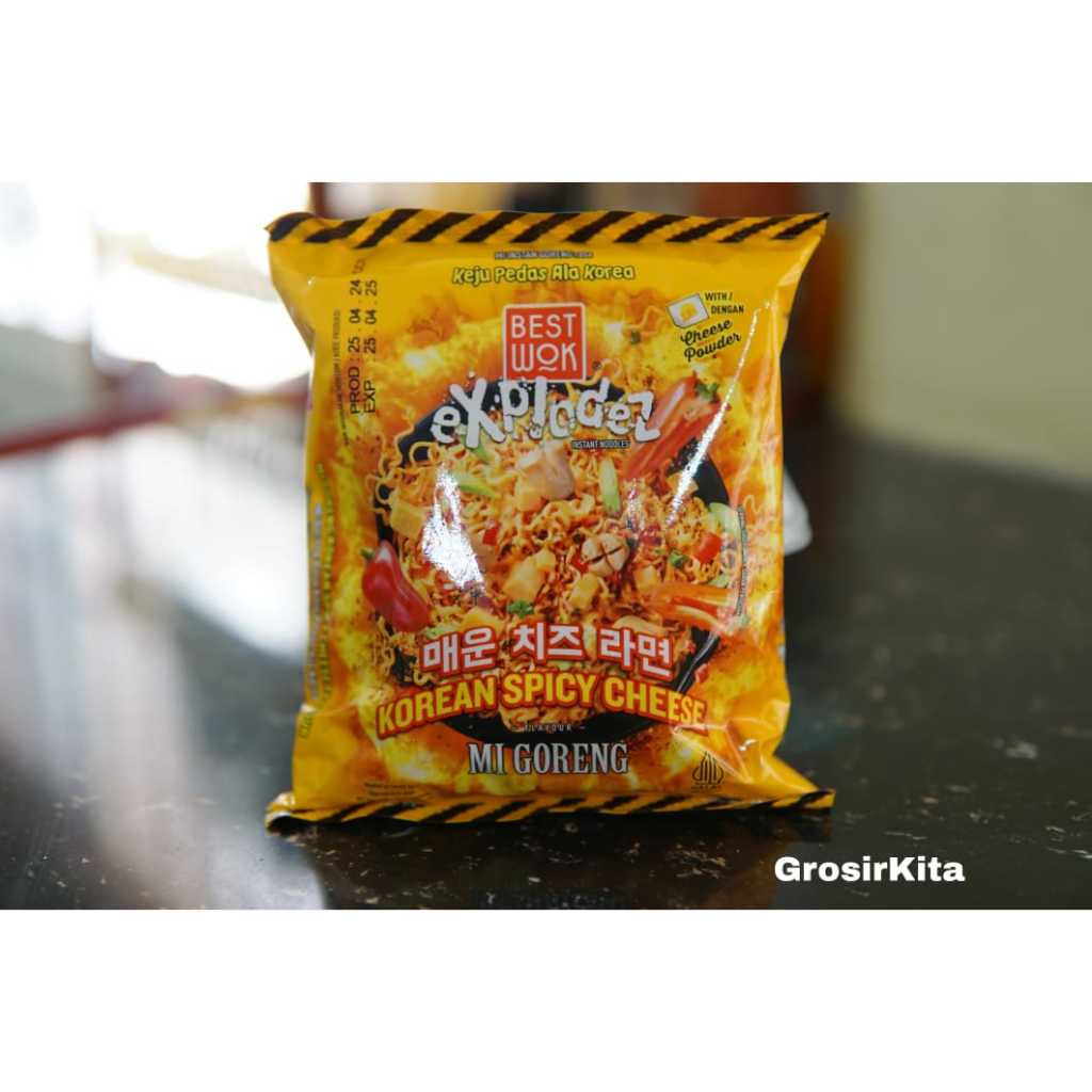 

Best wok - Explodez mie goreng Korean Spicy Cheese 73g