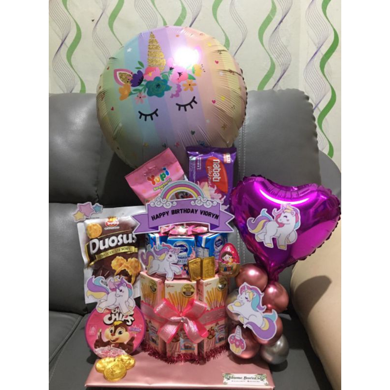 

Snack tower premium, Snack tower ulangtahun, Snack tower unicorn,Snack tower custom,hadiah ulangtahun anak