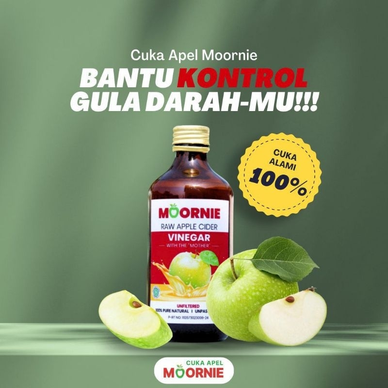 

Cuka Apel Moornie Original 330ml