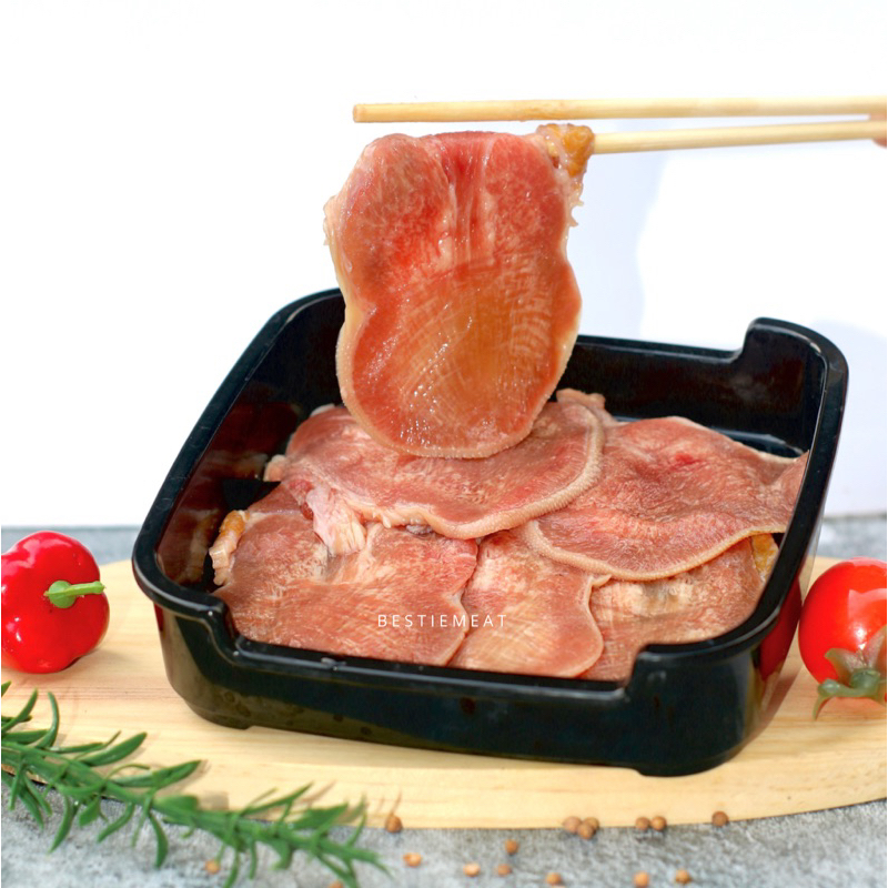 

Gyutan - Ox Tongue Sliced - Lidah Sapi Slice 250g