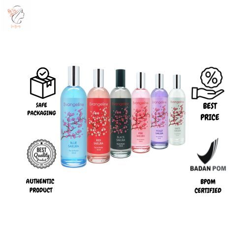 EVANGELINE Edp Parfum Sakura Series 100ml - Parfum evangeline sakura