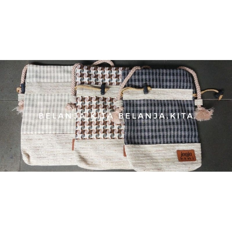 TAS KANVAS/TAS SELEMPANG WANITA/TAS GONI