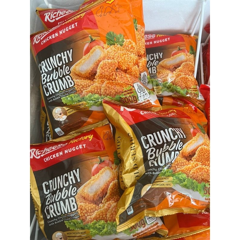 

Richeese factory chicken nugget crunchy bubble crumb 500g