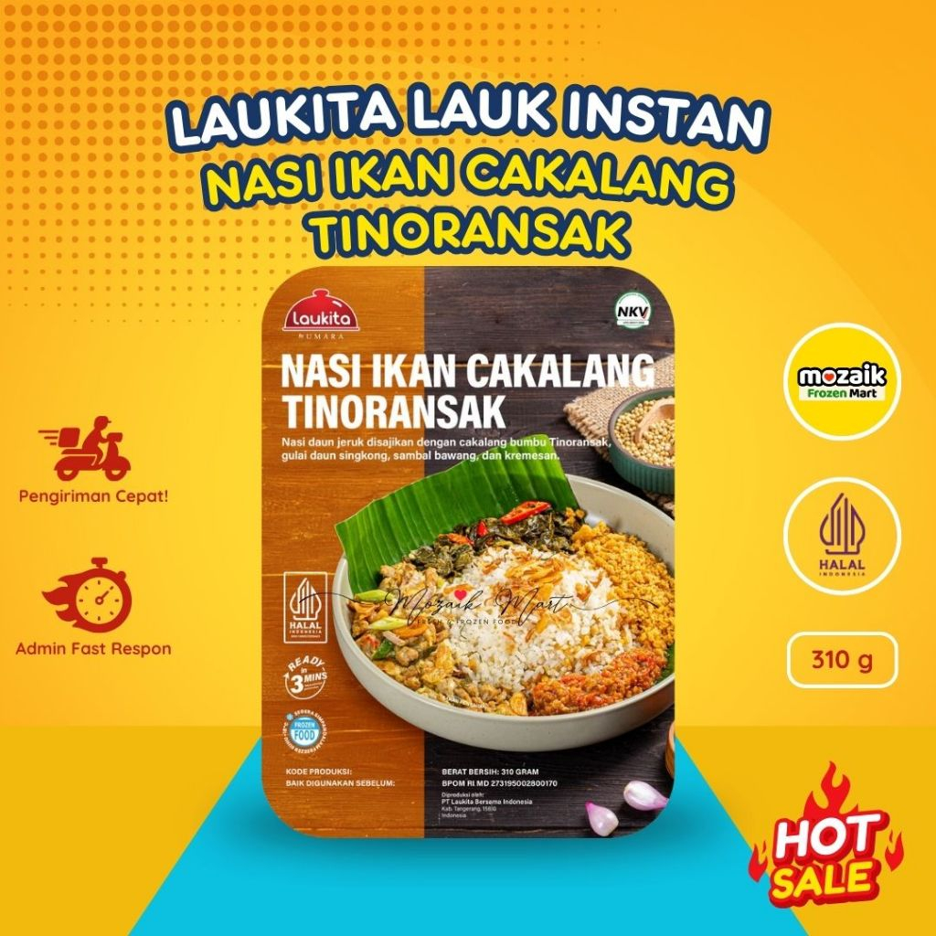 

Laukita Nasi Ikan Cakalang Tinoransak 310gr Frozen Mart Frozen Food Palembang
