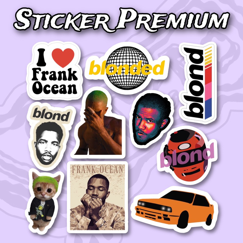 

Sticker Frank Ocean Pack isi 10 pcs waterproof
