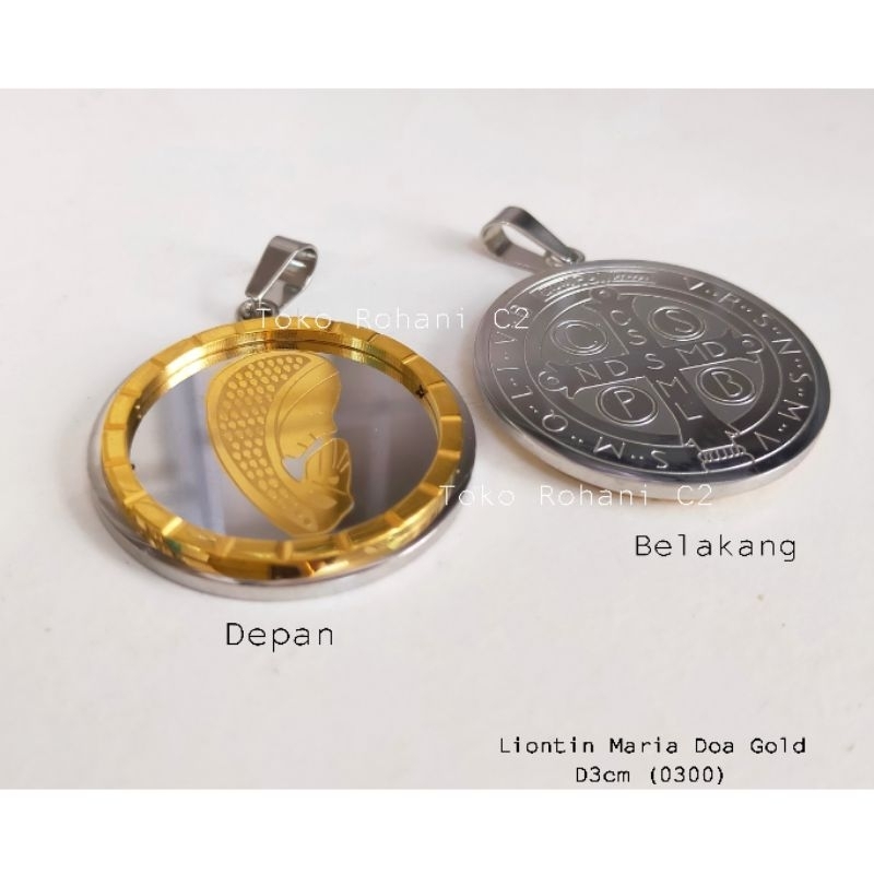 Liontin Maria Doa Gold (0300) - Liontin Maria - Medali Maria
