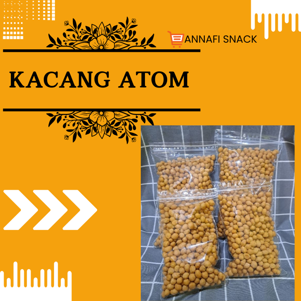 

KACANG ATOM SP 200 GRAM // KACANG TELUR // ATOM TELUR