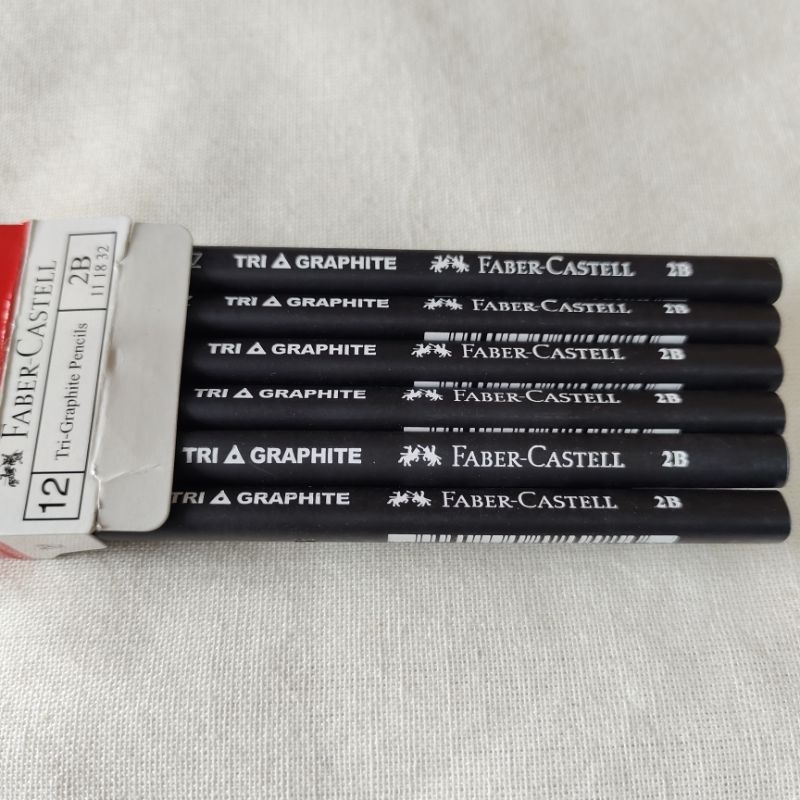 

PACK - PENSIL FABER CASTELL 2B | PENSIL SEGITIGA FABER CASTELL