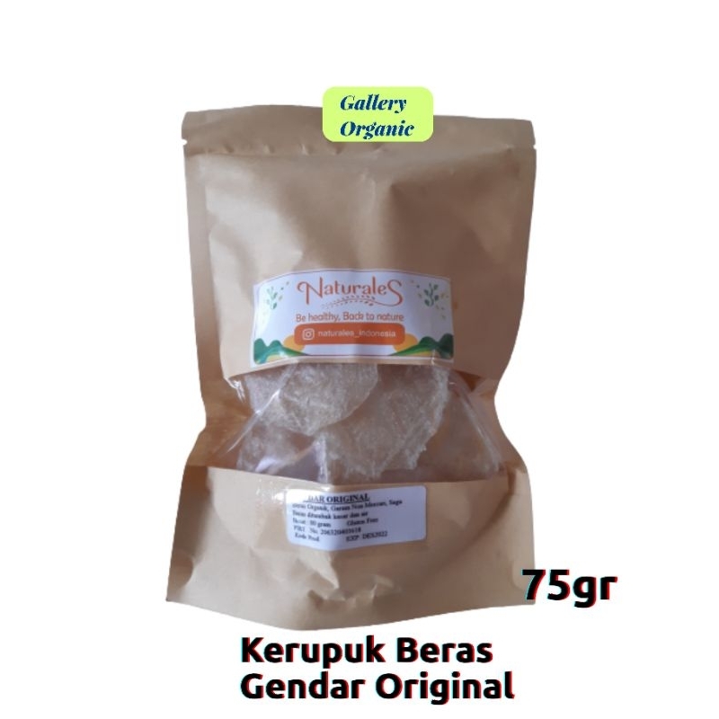 

Kerupuk Beras Gendar Original | Gluten Free | Naturales