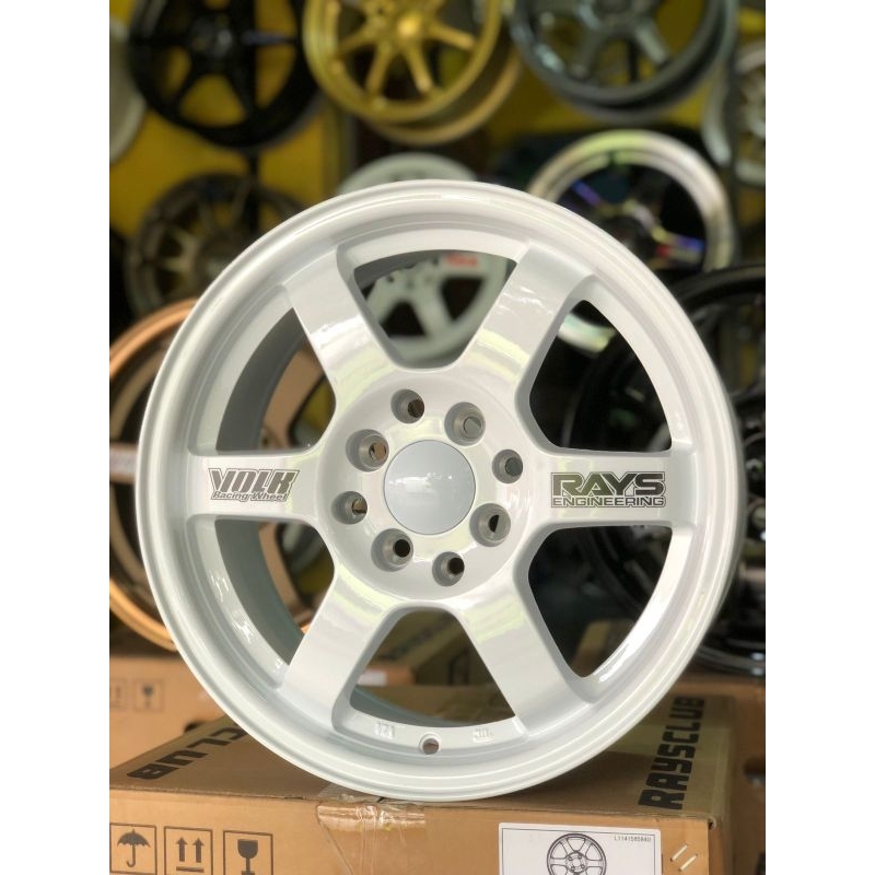 TE37 RING 15 WHITE