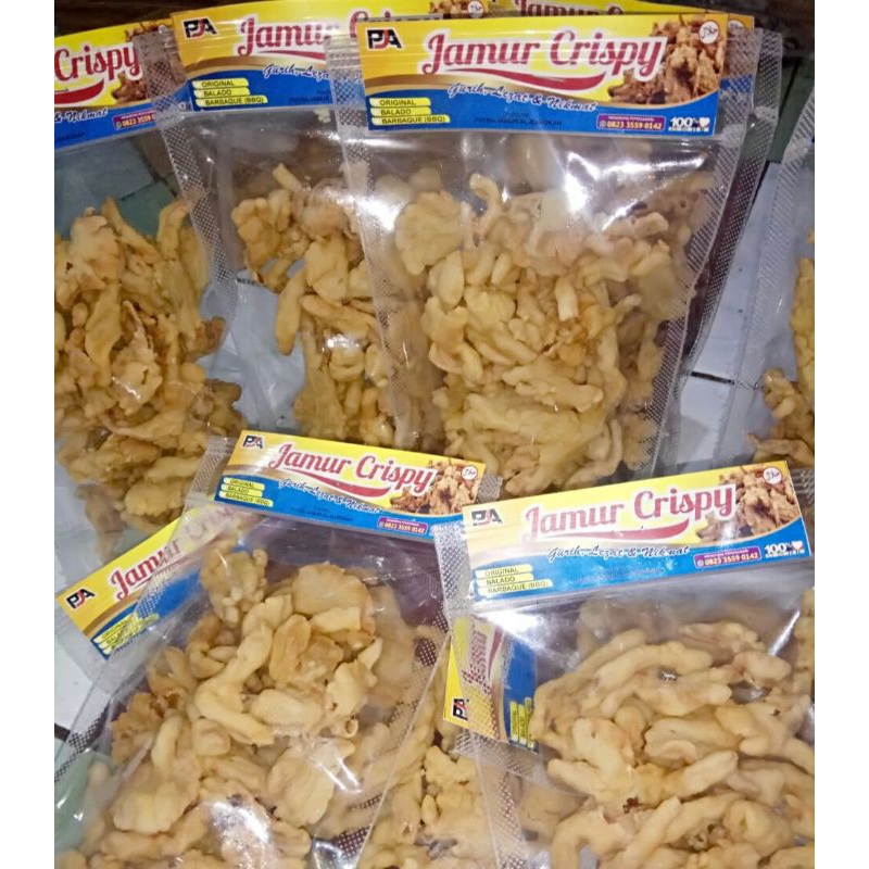 

Krispi Jamur Tiram Al Barakah 100gr