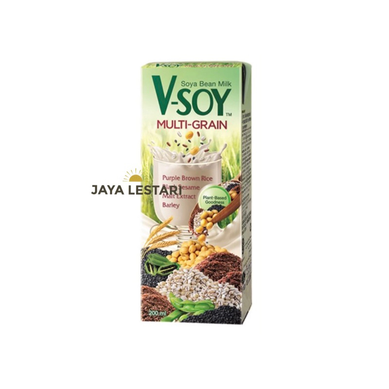 

V-Soy Soya Bean Milk Multi Grain (200ml)