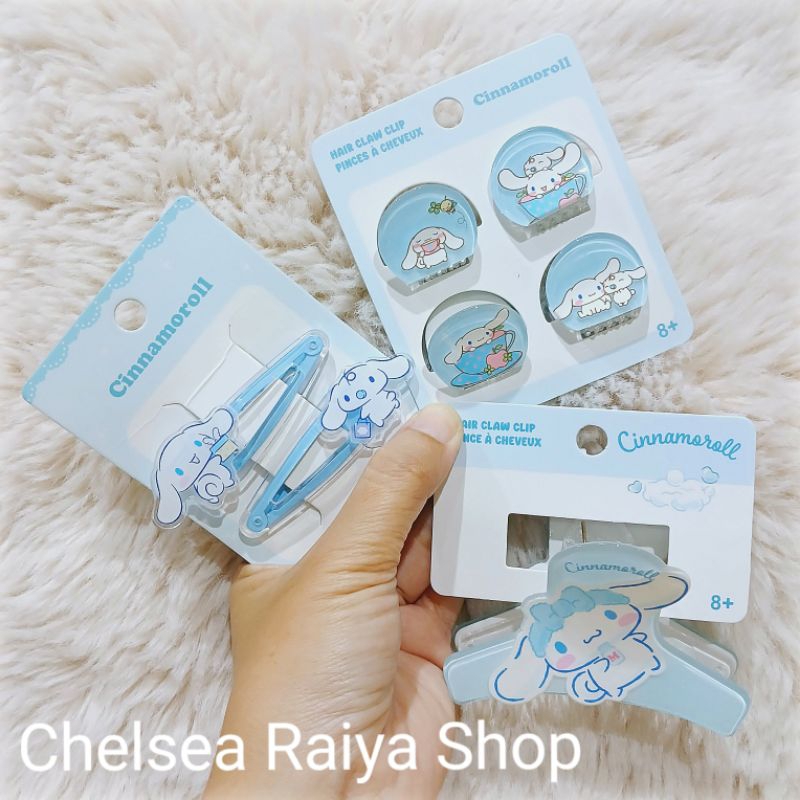 Jepit Bebek Klip Sanrio Cinnamoroll and Milk Cinamorol Cinamoroll Cinnamonroll Kawaii Original
