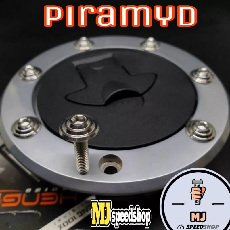 PROBOLT STAINLESS BAUT TUTUP TANGKI NINJA R NINJA SS NINJA RR MODEL HENG PIRAMID ORIGINAL THAILAND