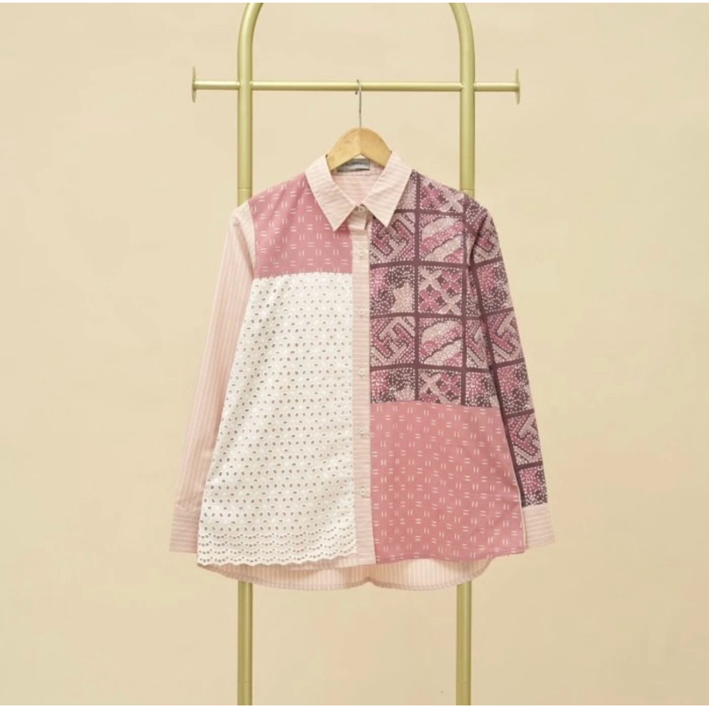 NEW Atasan Batik Dusty Pink