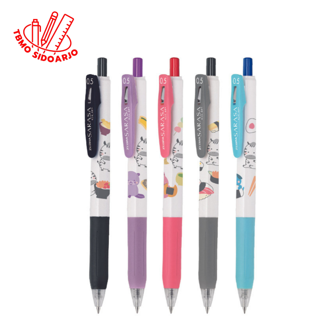 

TBMO Zebra Pulpen Gel Sarasa Clip 0.5mm Kawaii Series - Per Pcs