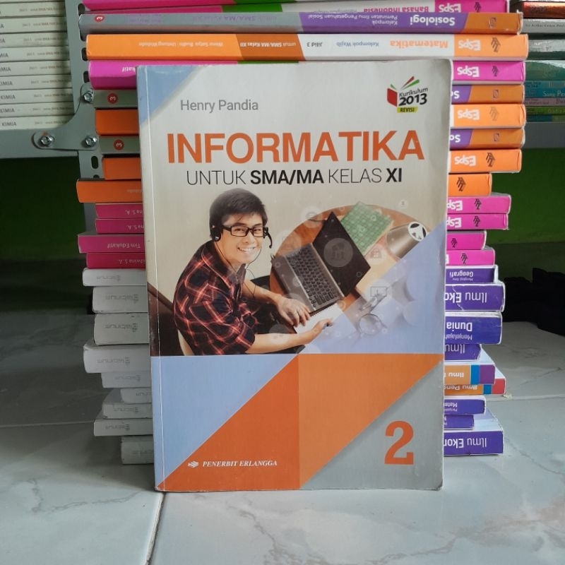 ORIGINAL BEKAS PRELOVE BUKU SEKOLAH TIK INFORMATIKA UNTUK SMA/MA KELAS XI 11 SEBELAS KELAS 2 SMA/MA 
