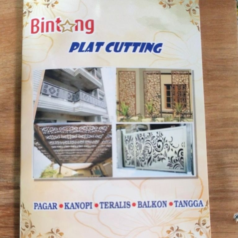KODE L3J Buku katalog tralis pagar balkon railling canopy MINIMALIS MODERN cutting plat
