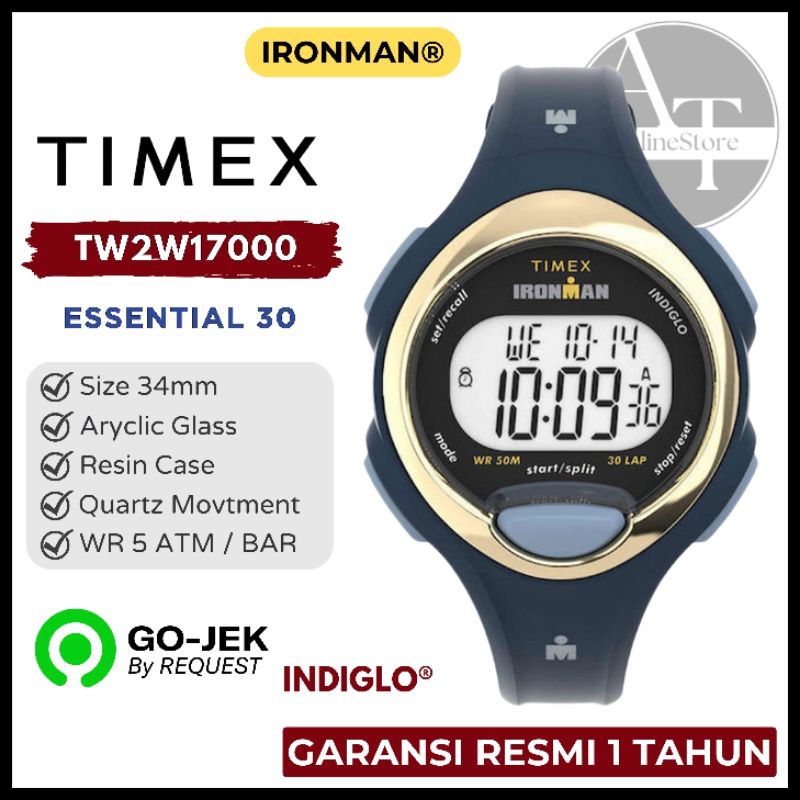 Jam Tangan Wanita Timex TW2W17000 Ironman Essential ORIGINAL Resmi