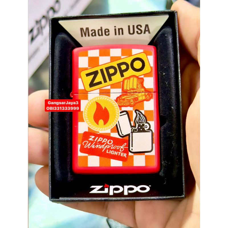korek zippo original USA 48998 retro zippo design