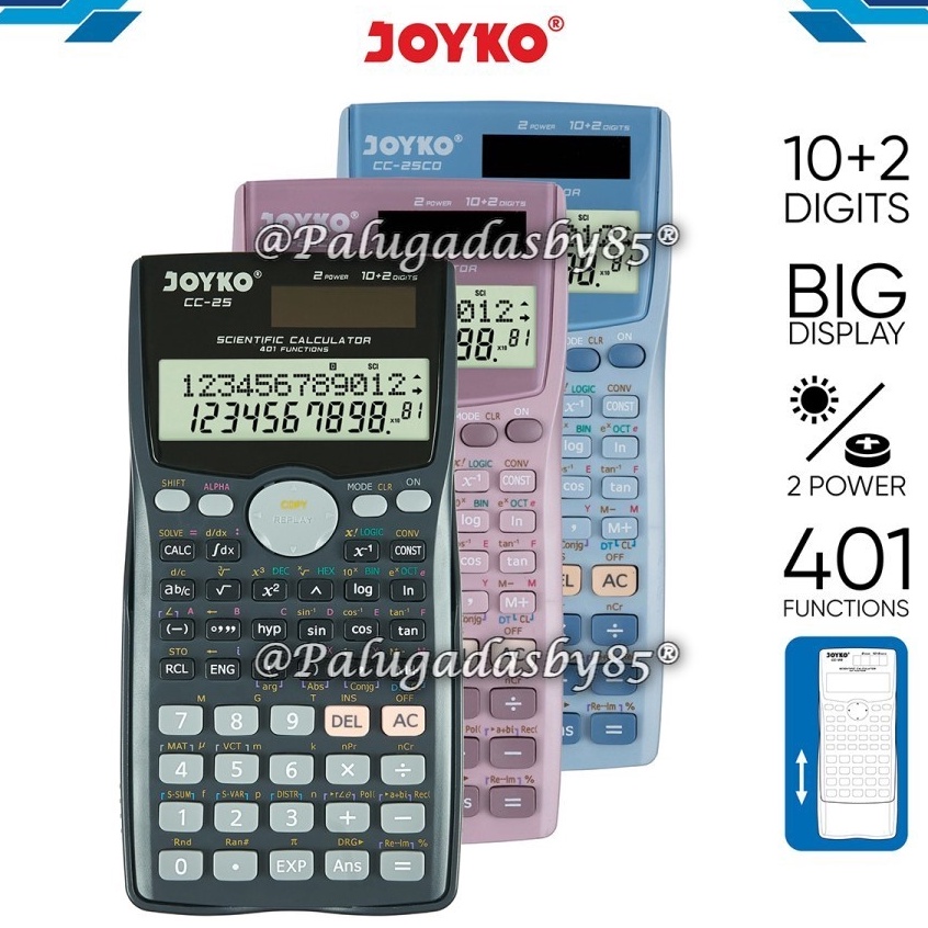 

KODE F39O 1 Biji GROSIR Kalkulator Joyko CC25CO Scientific 41 Functions Calculator Kalkulator Joyko CC25 Scientific 41 Functions Joyko CC25CO Joyko CC 25 CO