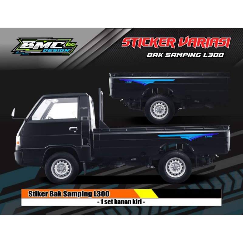 STIKER BAK SAMPING L300, STIKER LIS BODY L300