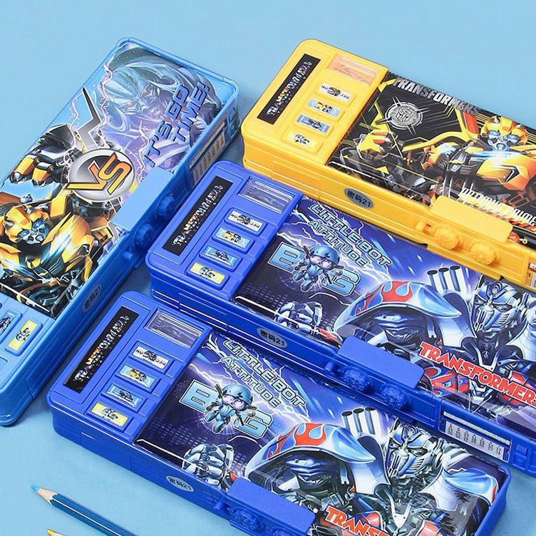 

KODE A75A Tempat Pensil Magnet Sandi Kotak Pensil Anak Kode Sandi Kunci Kombinasi Tombol Multifungsi Tempat Pensil Dua Sisi Tahan Air Dengan Rautan Pensil Tempat Pensil Berkapasitas Besar