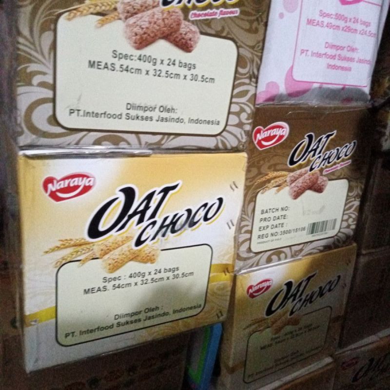 

Naraya Oat Choco 400gr 3 Dus Termurah