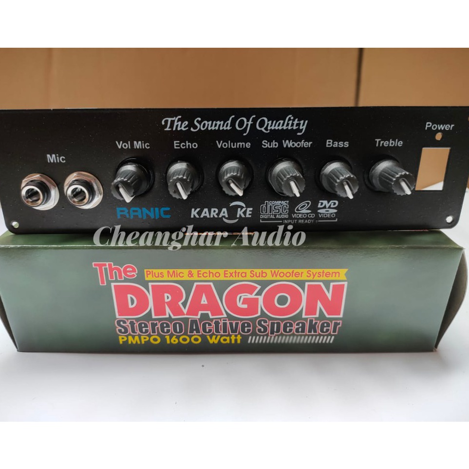 Kit Aktif Speaker Dragon Mic Echo Subwoofer