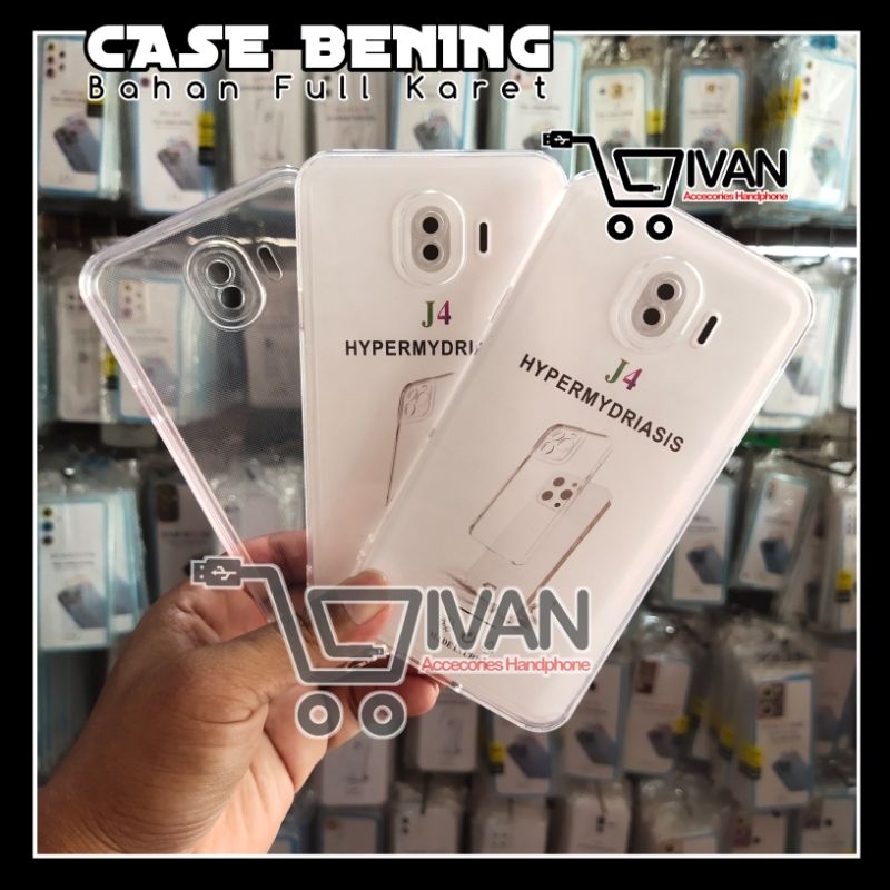 SILIKON CASE CLEAR BENING TRANSPARAN AIRBAG SAMSUNG J4 2018 CASING HP