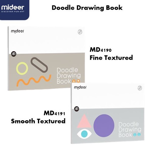 

KODE B49Q Mideer Doodle Drawing Watercolor Sketch Book A4 Buku Gambar Lukis Anak
