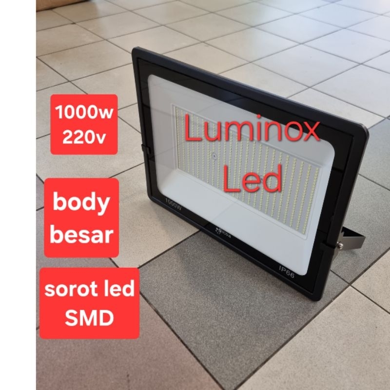 lampu tembak led 1000w 1000watt / sorot smd 1000w - flood light led 1000 watt outdoor 220volt