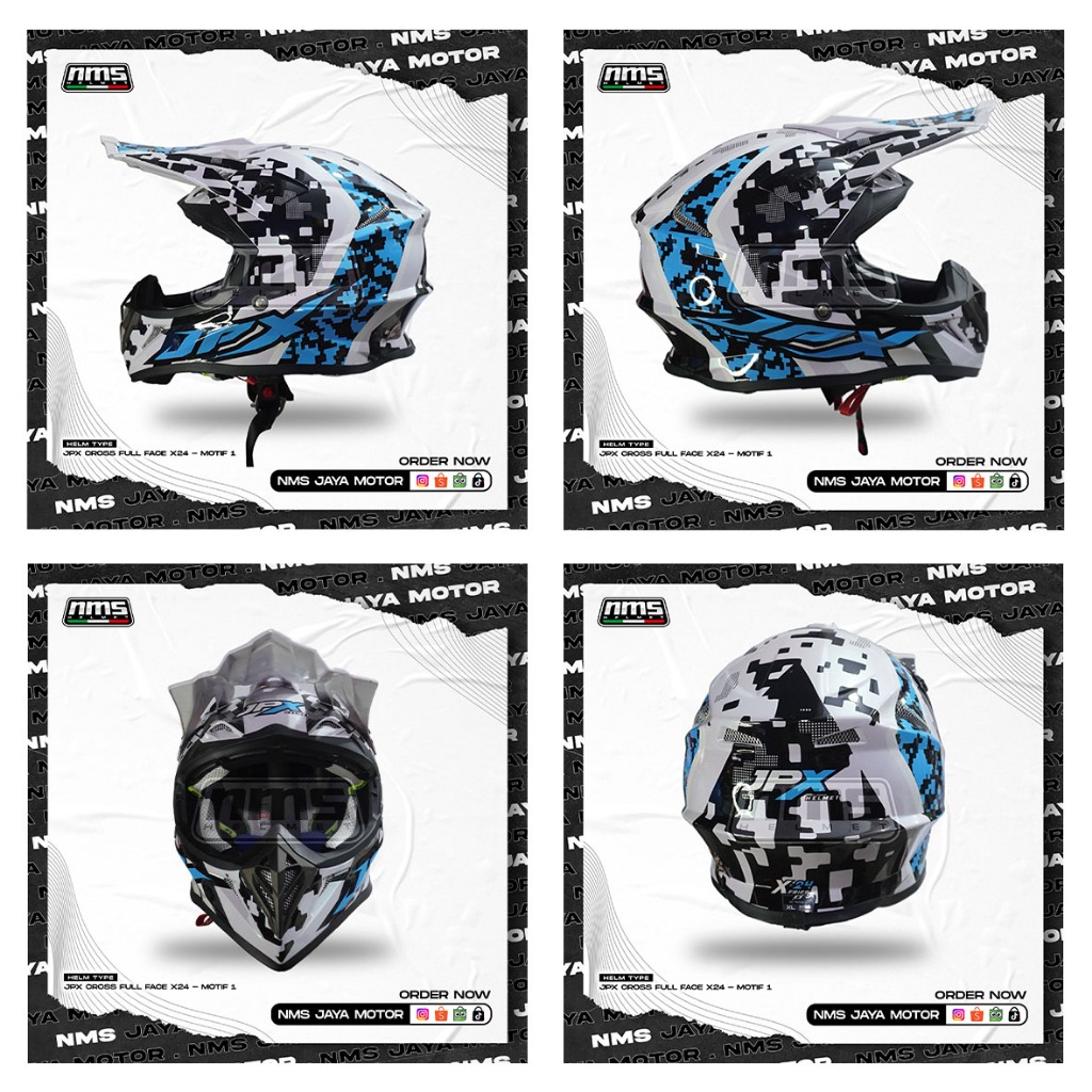 Helm JPX MX 726 R Motif
