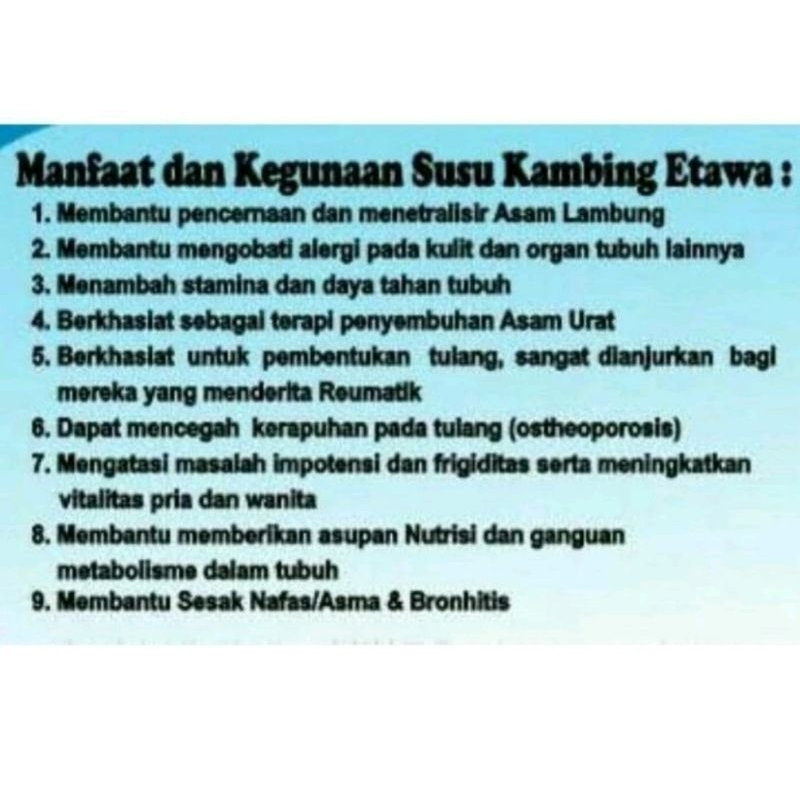 

IO SUSU KEFIR KAMBING ETAWA 1 Liter,, Probiotik Organic.