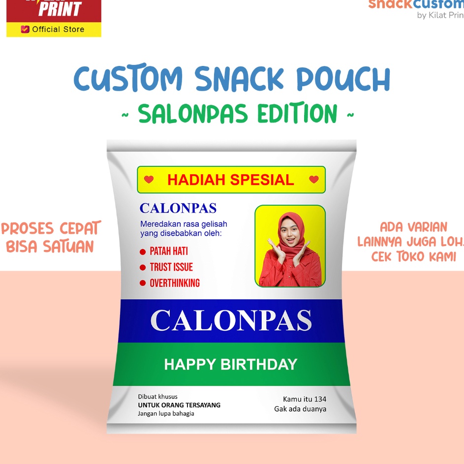 

Snack Foto Teks Bungkus Pouch Jumbo Ala Salonpas Edition