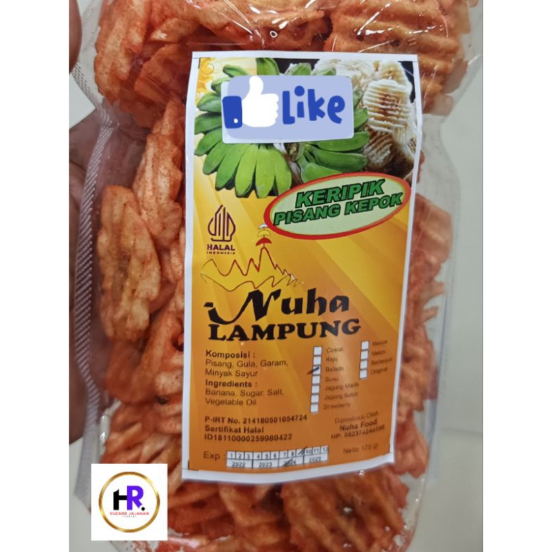 

keripik pisang kepok balado / snack / jajanan / cemilan / makanan ringan