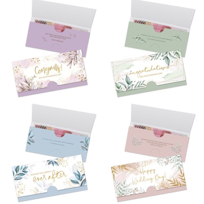 

2in1 Amplop Kartu Cardvelope Wedding Harvest Eternal Wedding