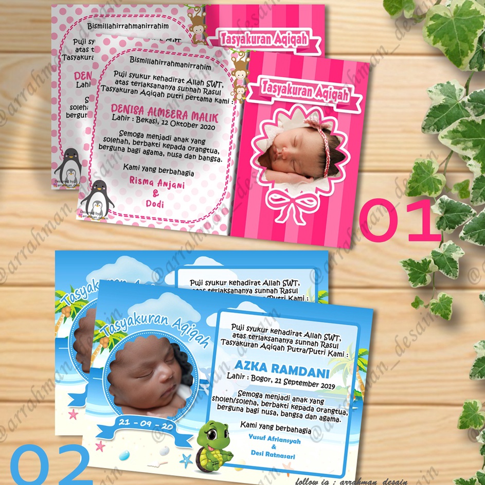 

Bayar Di Tempat Isi 1 pcs Stiker Aqiqah Tasyakuran Kelahiran