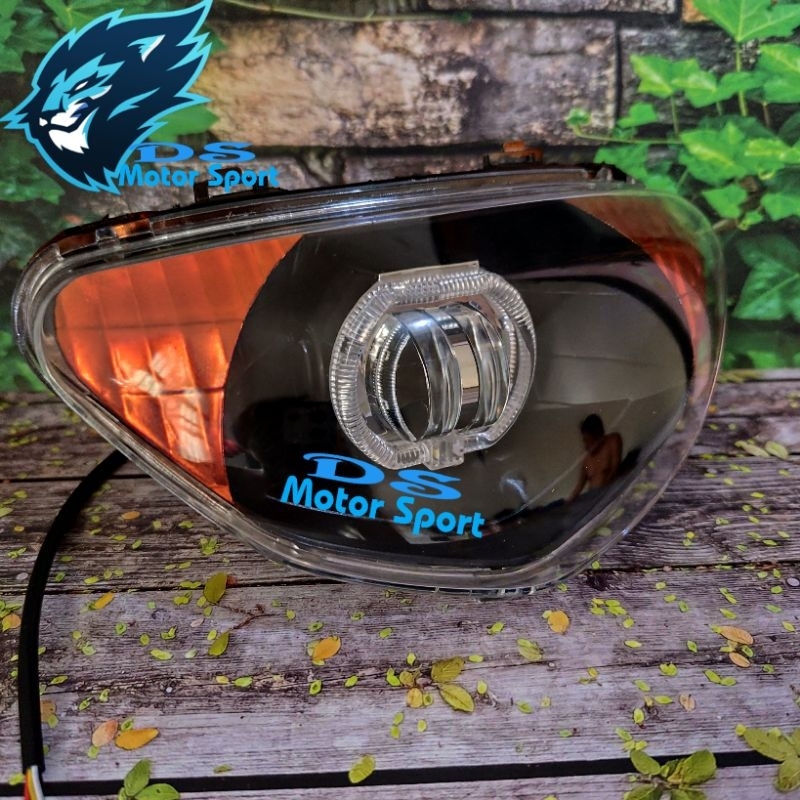LAMPU DEPAN MIO LAMA MIO SPORTY BILED PROJIE 2 LENSA